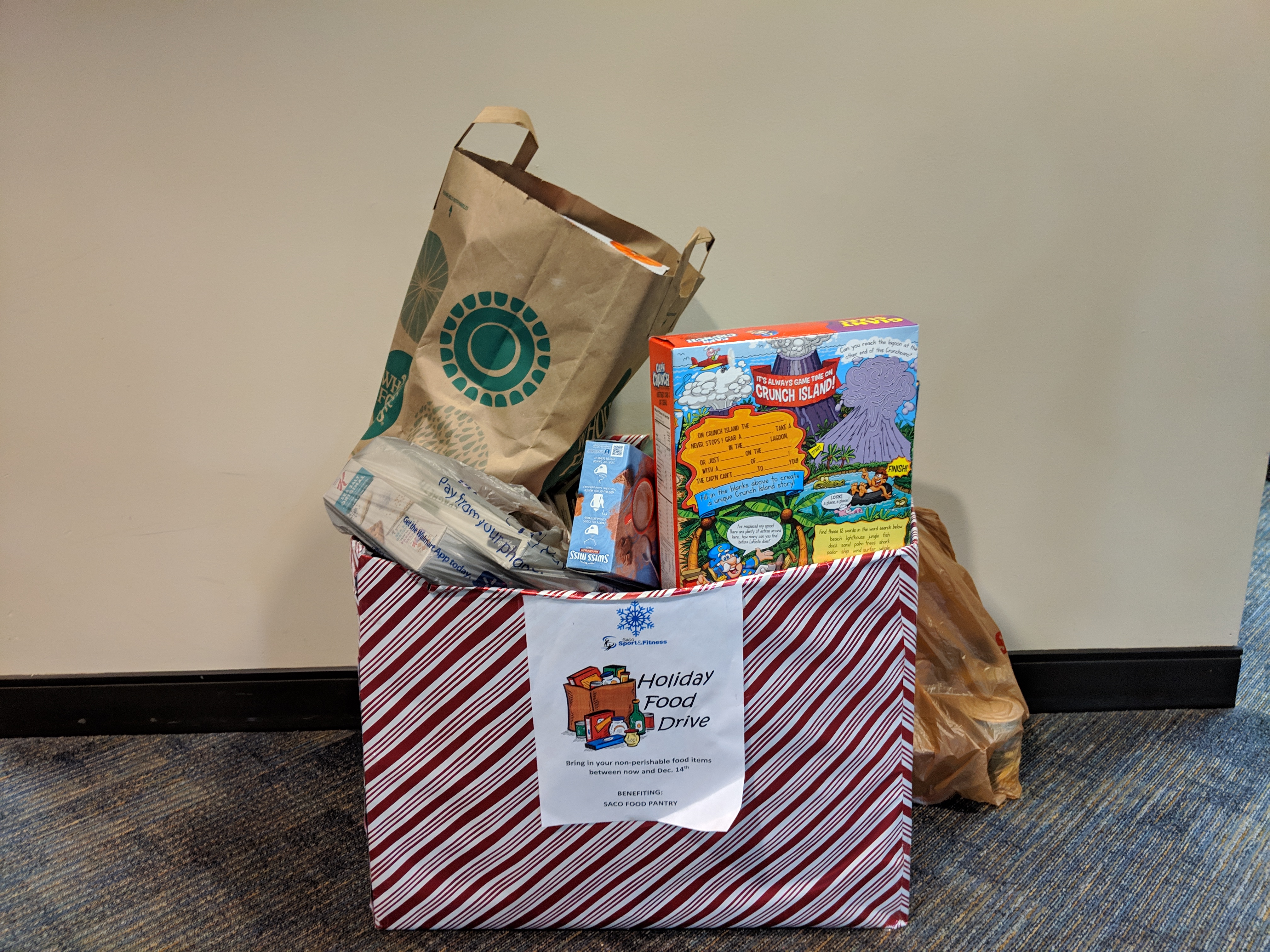 Saco Food Pantry Food Drive Saco Sport Fitness